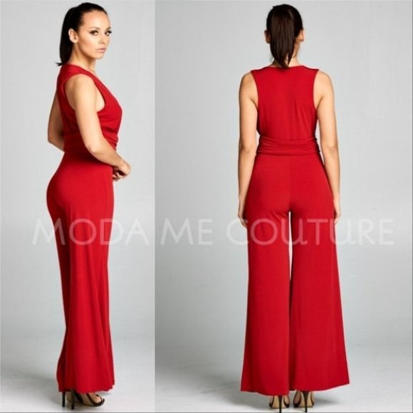 Red Jumpsuit - Picture 3 of 3